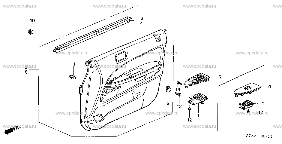 Parts scheme