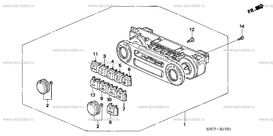 Parts scheme