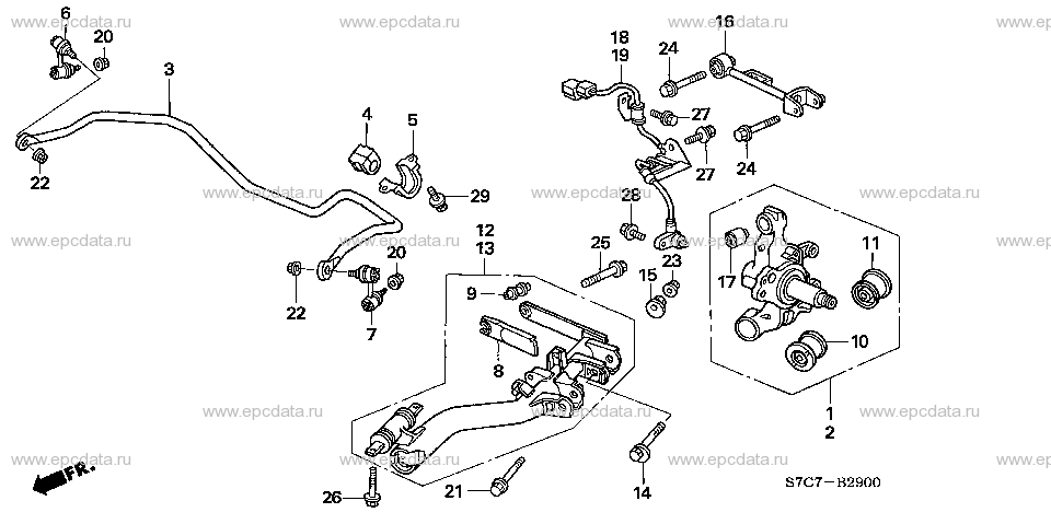 Parts scheme