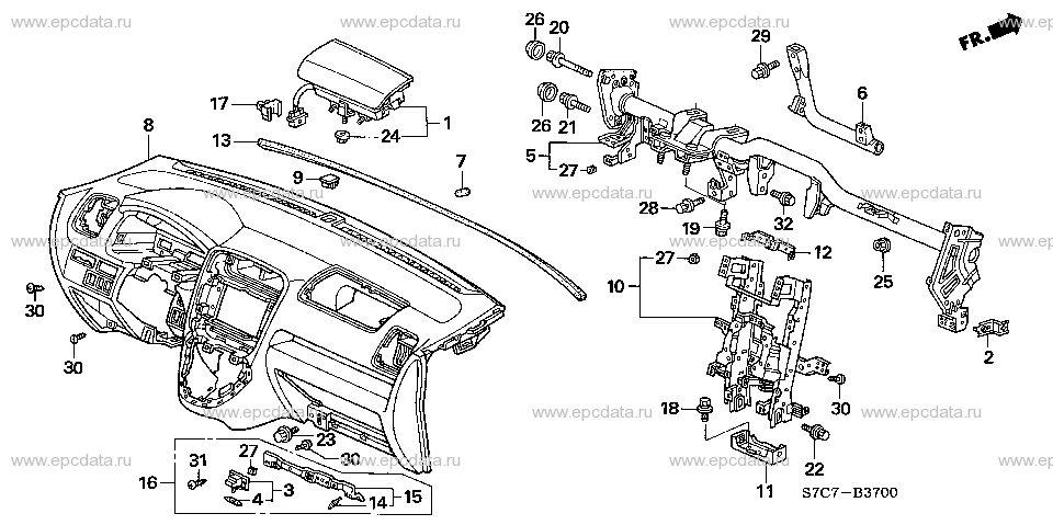 Parts scheme