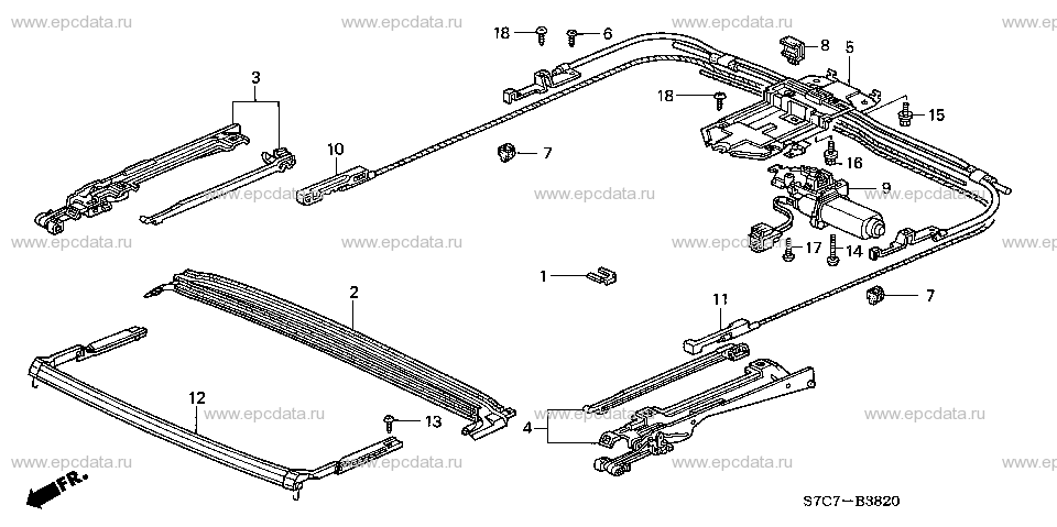 Parts scheme