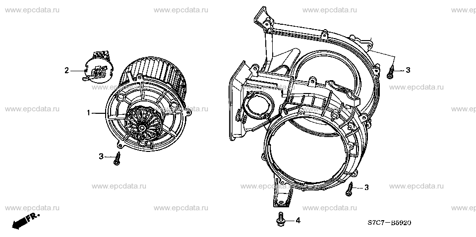 Parts scheme