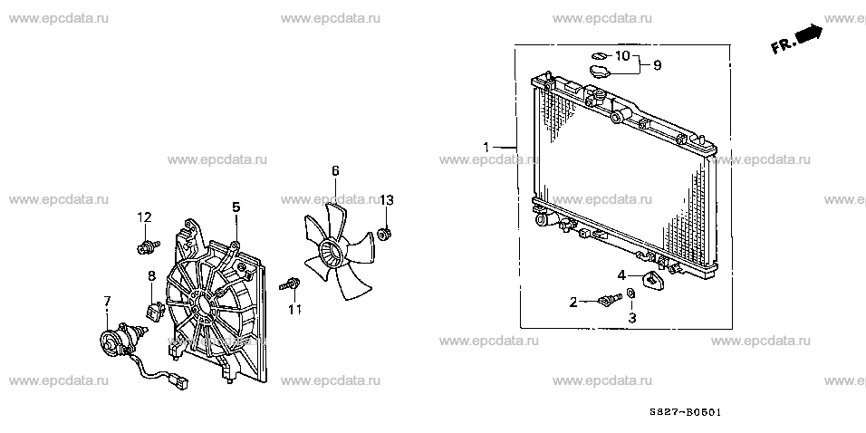 Parts scheme