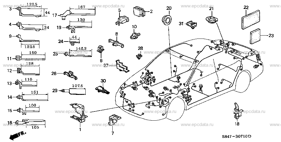 Parts scheme