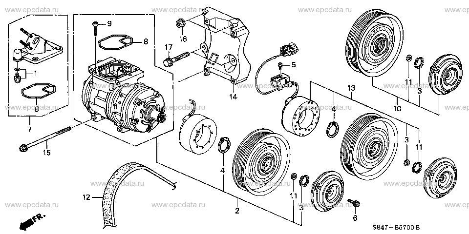 Parts scheme