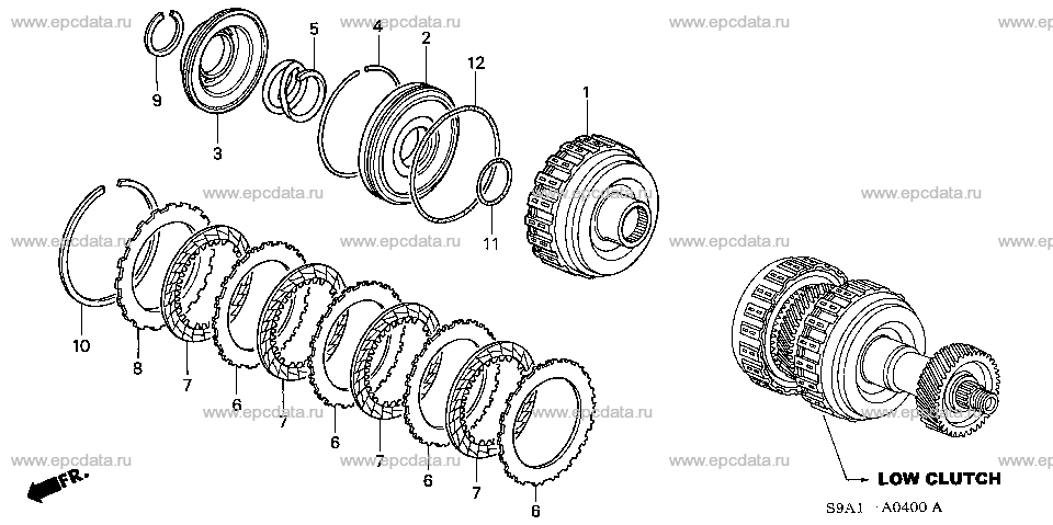 Parts scheme