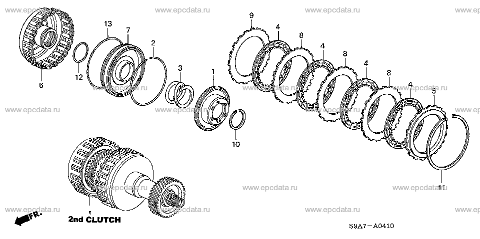 Parts scheme