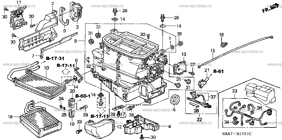 Parts scheme