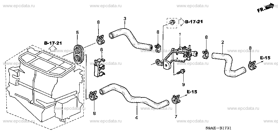 Parts scheme