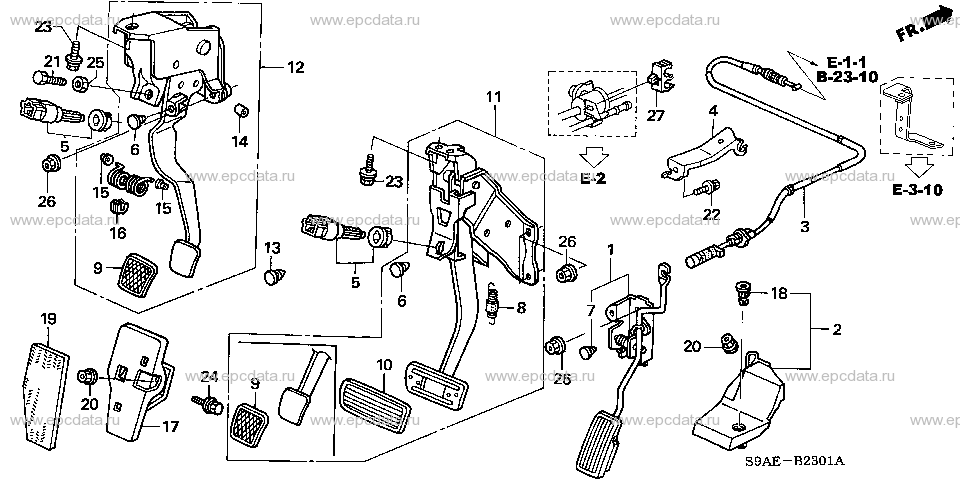 Parts scheme