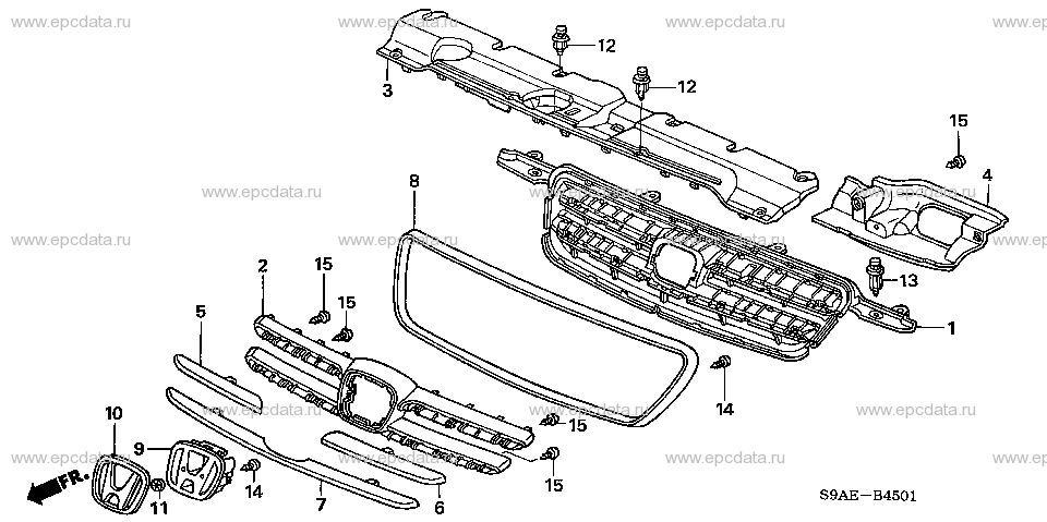 Parts scheme