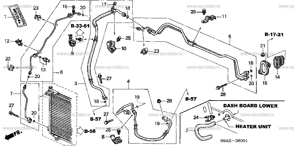 Parts scheme