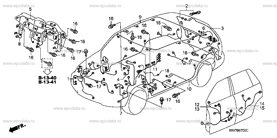 Parts scheme