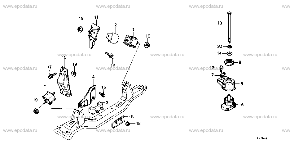 Parts scheme