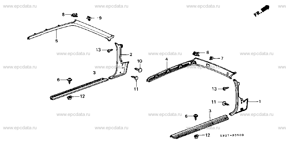 Parts scheme