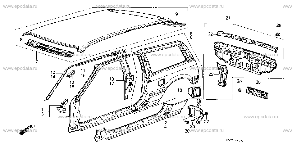 Parts scheme