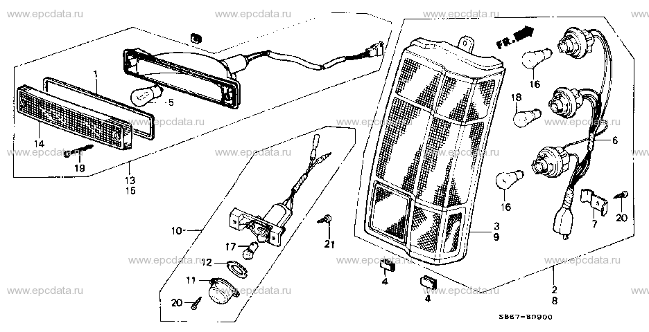 Parts scheme