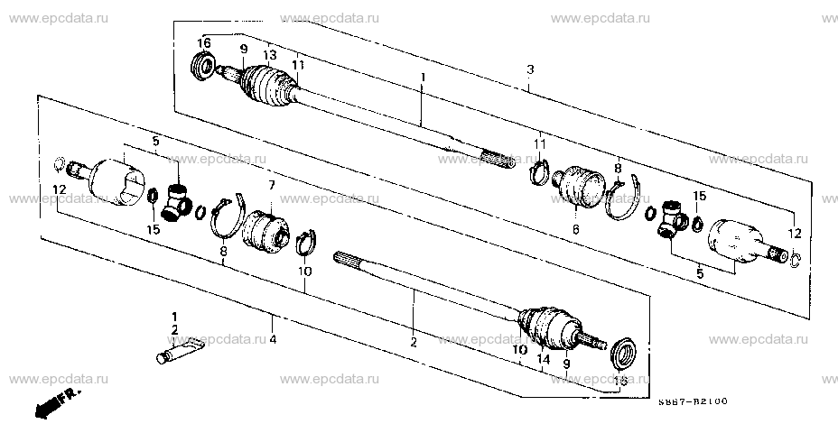 Parts scheme