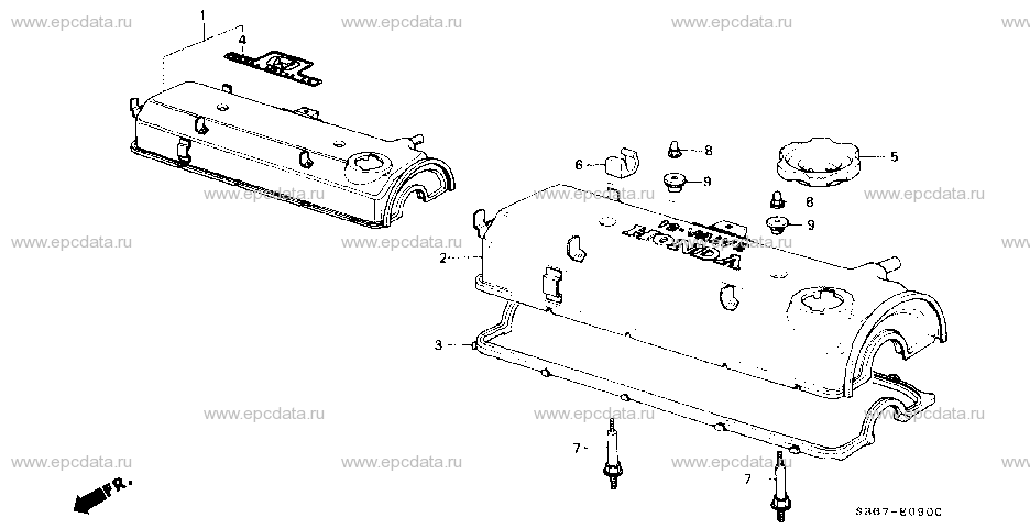 Parts scheme