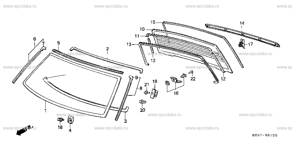 Parts scheme