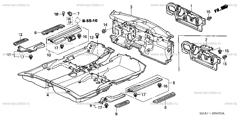 Parts scheme