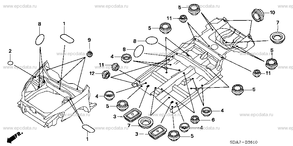 Parts scheme