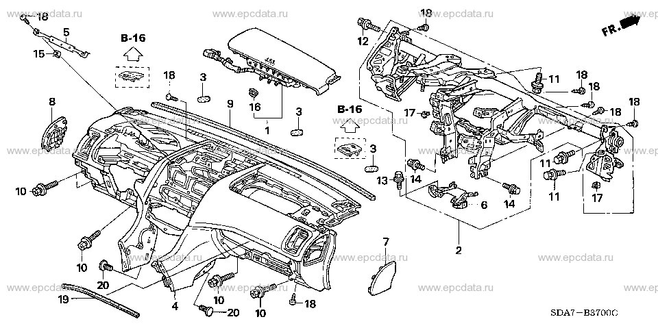 Parts scheme