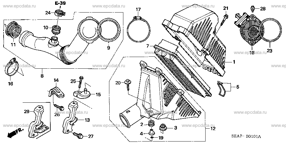 Parts scheme