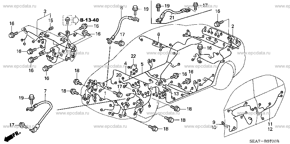 Parts scheme