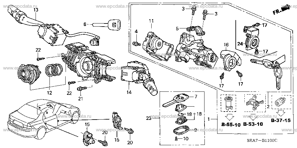 Parts scheme