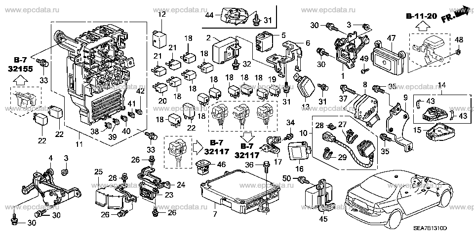 Parts scheme