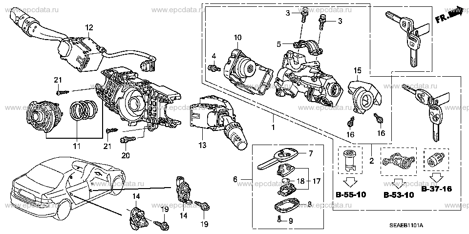 Parts scheme