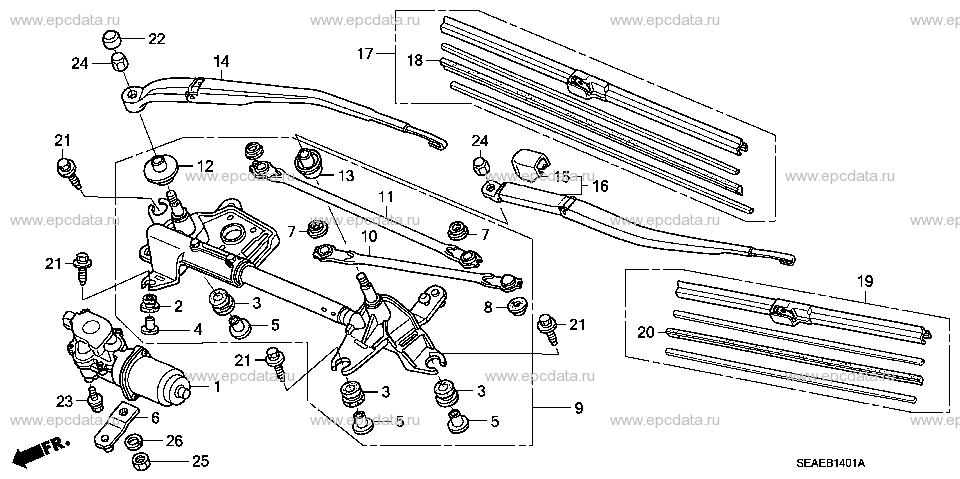 Parts scheme