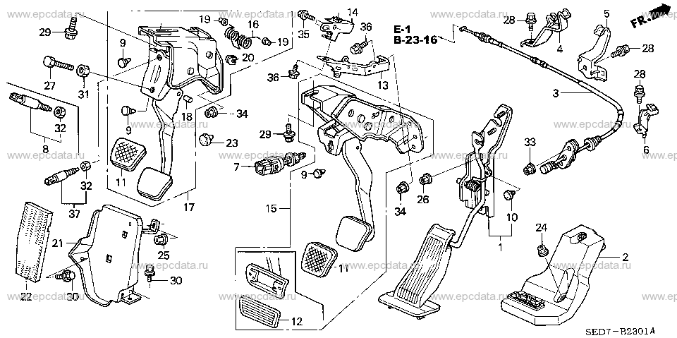 Parts scheme