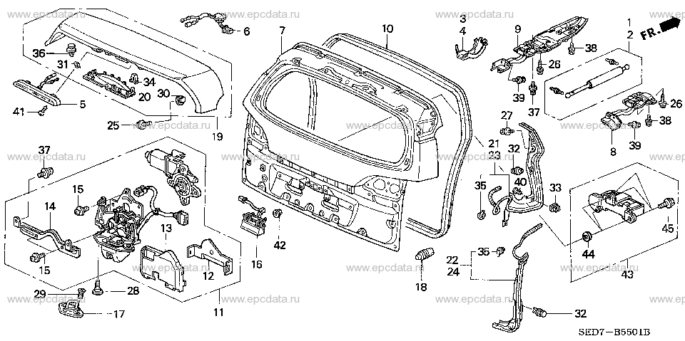 Parts scheme