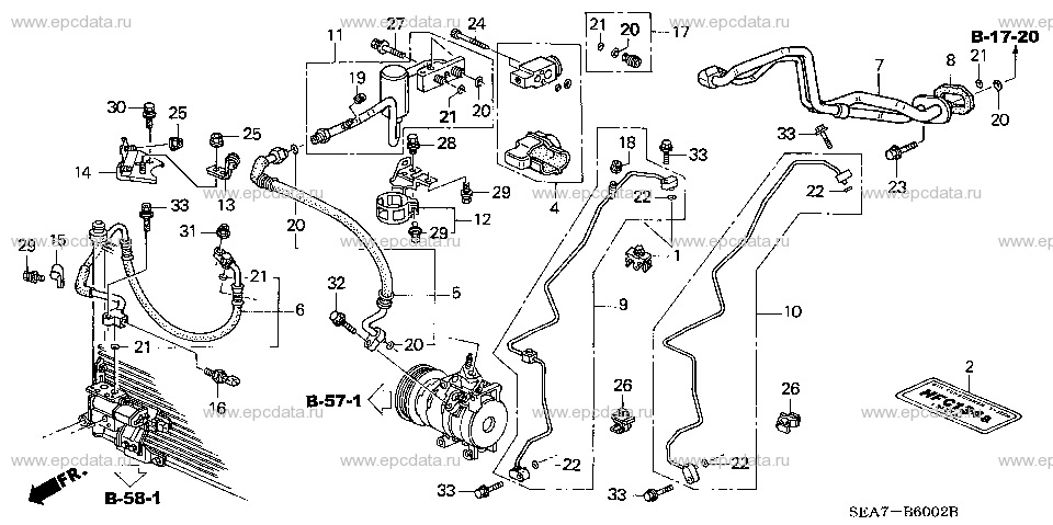 Parts scheme