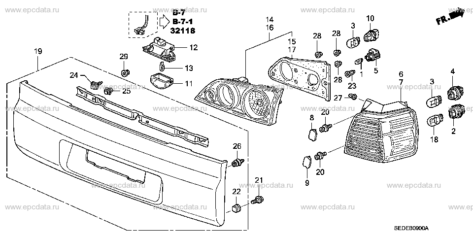 Parts scheme