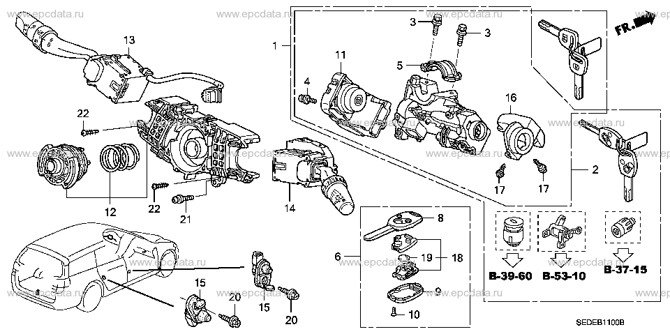 Parts scheme