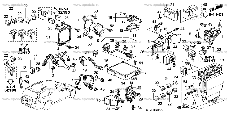 Parts scheme