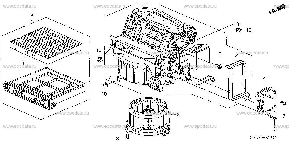 Parts scheme