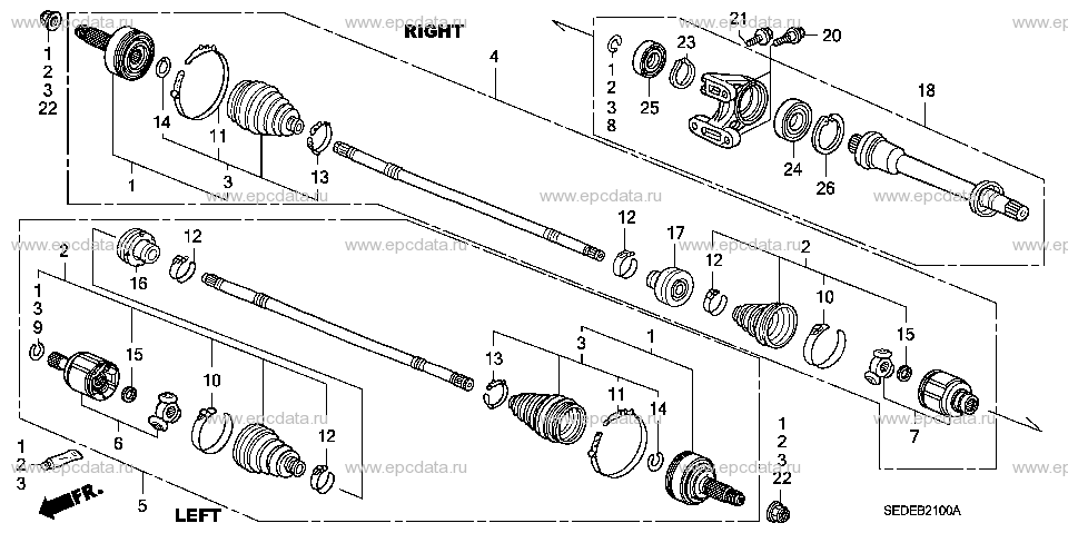 Parts scheme