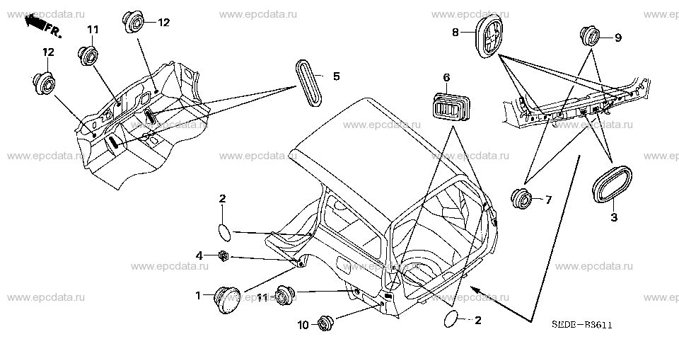 Parts scheme