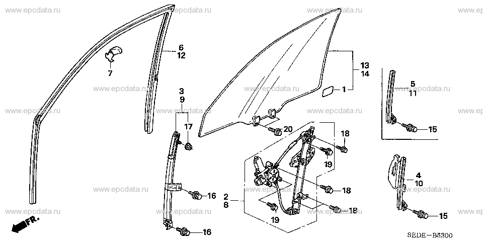 Parts scheme