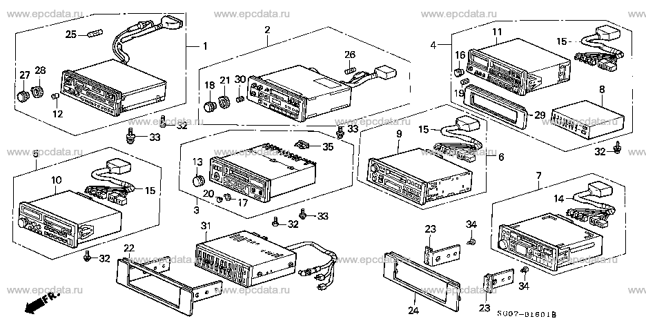 Parts scheme