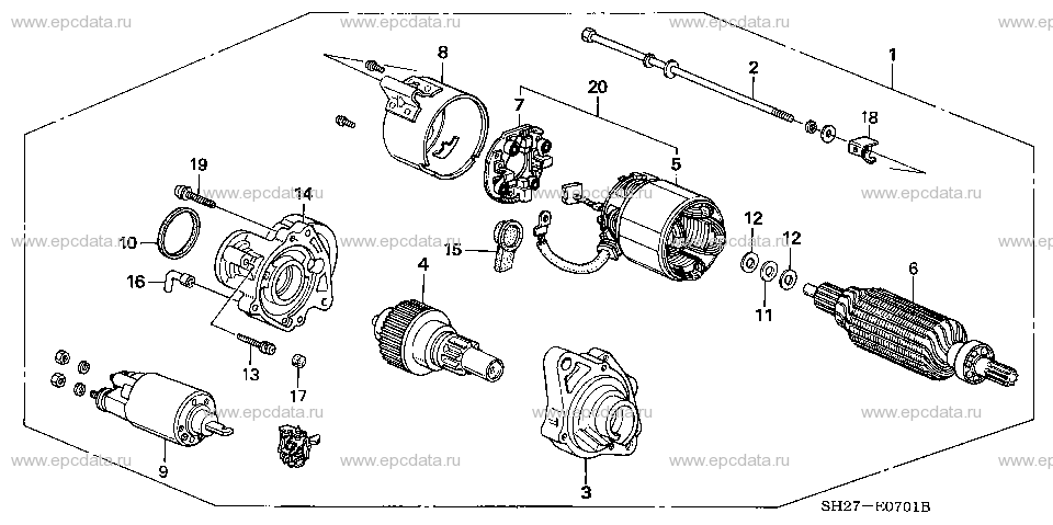 Parts scheme