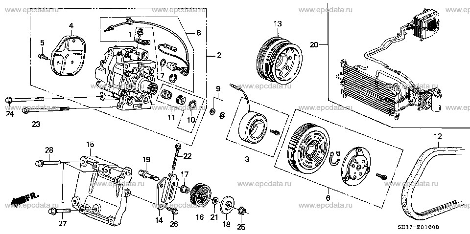 Parts scheme