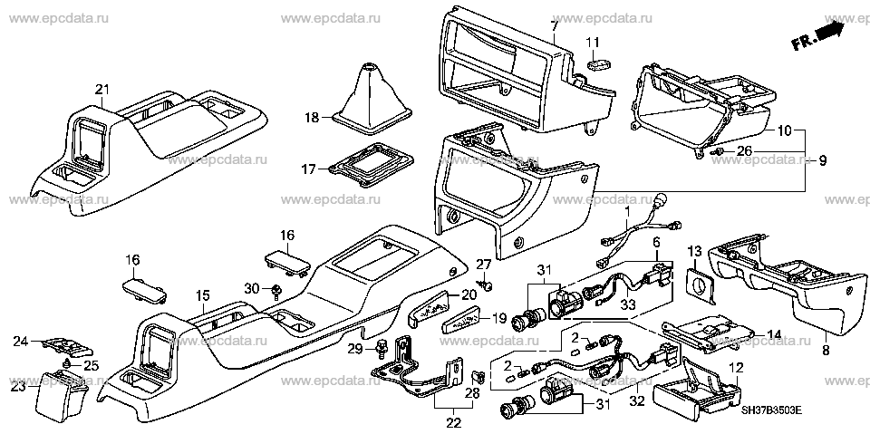 Parts scheme