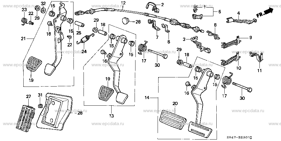 Parts scheme