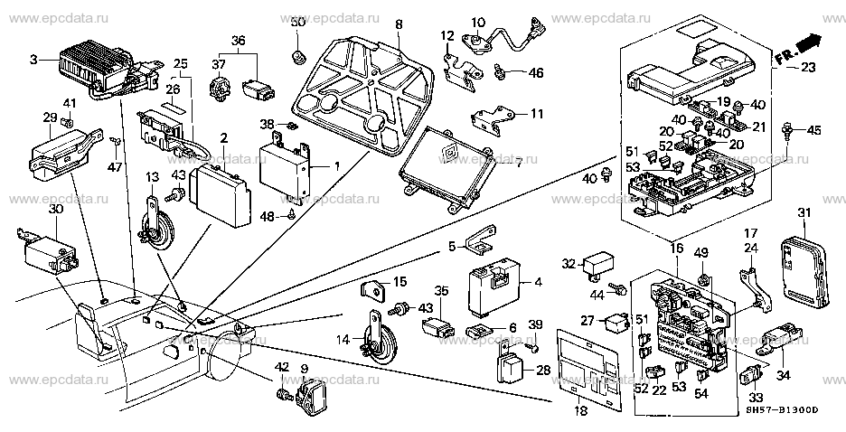 Parts scheme