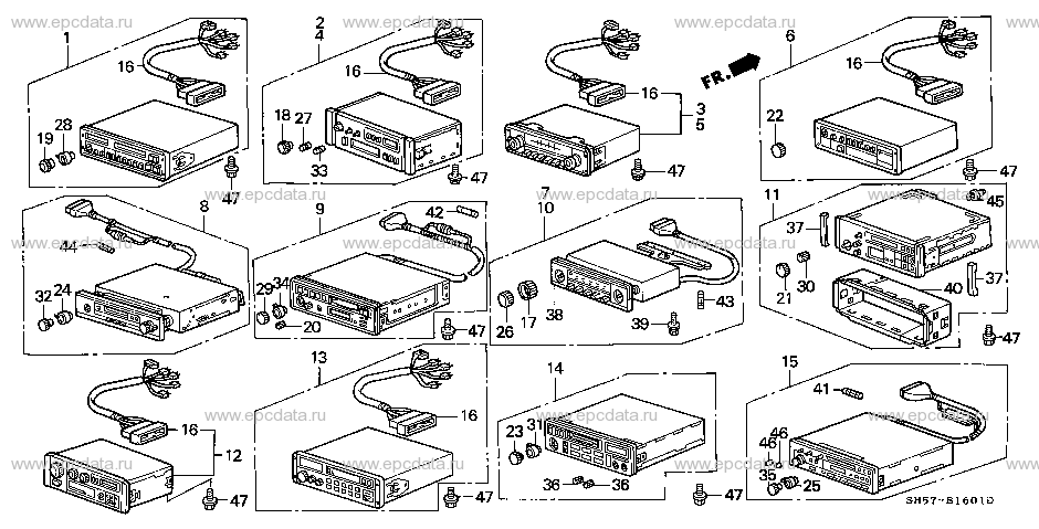 Parts scheme